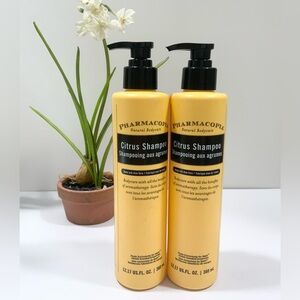 🍊NEW🍊(2 PACK) PHARMACOPIA CITRUS SHAMPOO 12.7 fl.oz